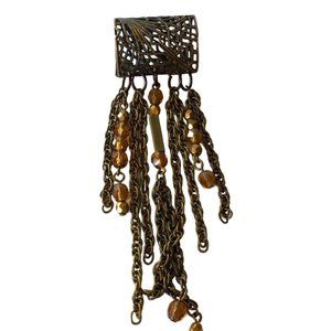 Bronze Tone Scarf clip Ring